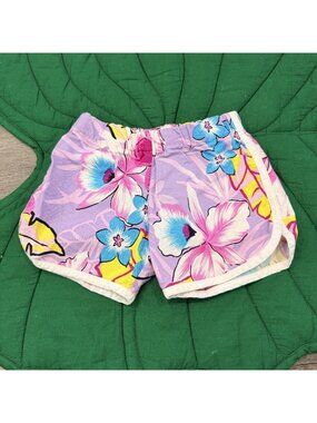 Elli-O Hawaii 4T Vintage Hawaiian Fabric Handmade Retro Shorts